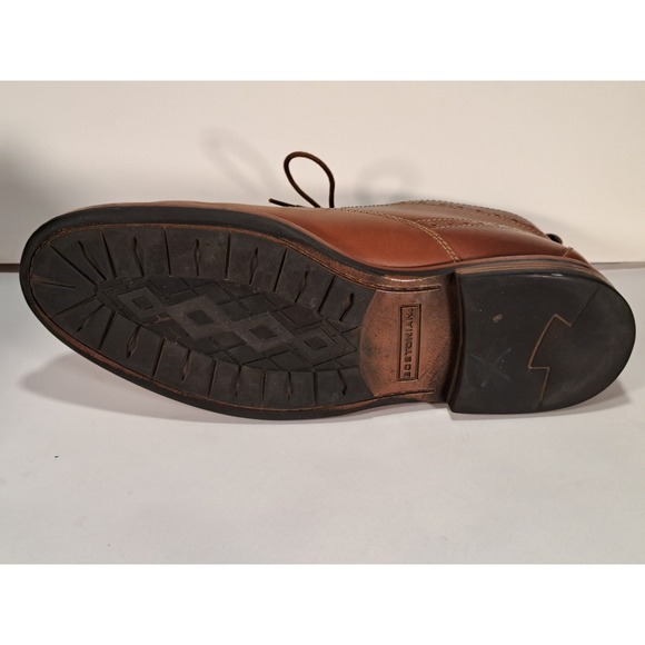 Bostonian Mens Brown Leather Wingtip Brogue Chukka‎ Boots 26119393 Size 12 M main image 8